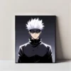 Satoru Gojo Blindfold Jujutsu Kaisen Wall Art Frame