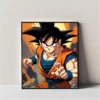 Son Goku Combat Ready | Wall Art Frame